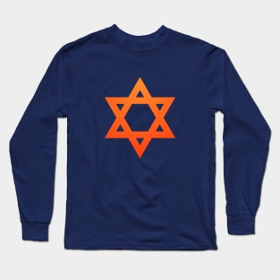 Warm Jewish Star of David Long Sleeve T-Shirt